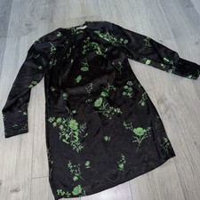 ZARA Green & Black Printed