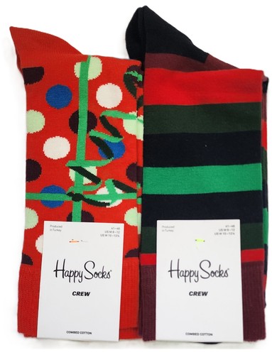 Christmas happy socks - happy, men
