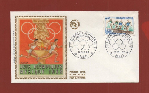 Fdc 1968 10th olympic - 1968,