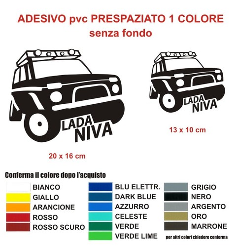 Lada niva stickers decals car - lada,