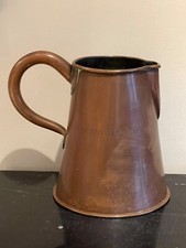 Antique Large Copper Pitcher