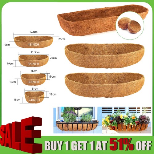 Coconut hanging basket liner - coconut,