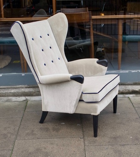 1950s parker knoll wingback - parker,