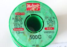 MULTICORE 96SC LEAD FREE SOLDER, ECOSOL TSC, 5 METRE LENGTH 1.2mm dia