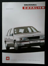 Vauxhall Cavalier MK 3 Range Brochure 1990 - SRi  GSi  4x4