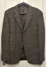 DAKS Mens Classic Check Blazer  Jacket  Pure New Wool Tweed Vintage Size 42