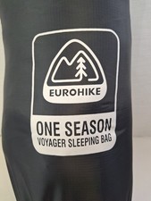 Eurohike Voyager One Season Grey Sleeping Bag Hiking Camping Warm Comfy G501