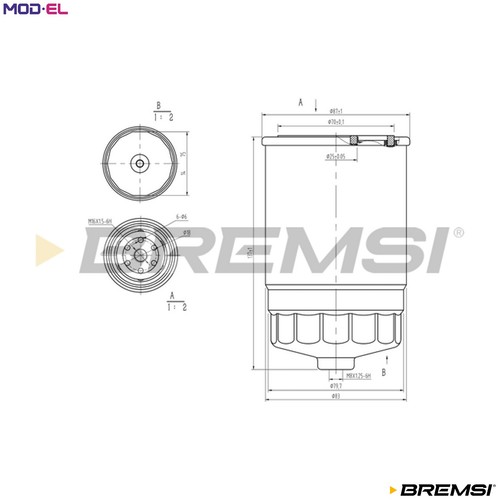 Fuel filter fe0053 for - fe0053, alfa