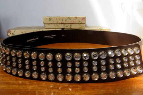 Karen millen leather - millen, stud