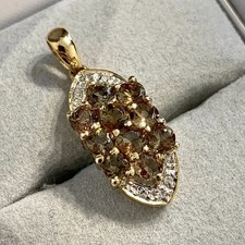 9 ct Gold Pendant Andalusite &