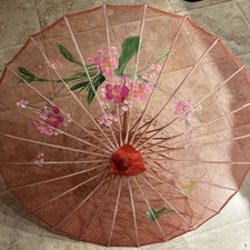 Vtg Japanese Parasol Hand