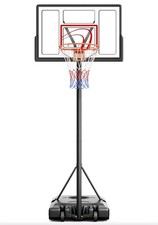 COSTWAY Portable Basketball Hoop Outdoor 3-10 FT Height Adjustable