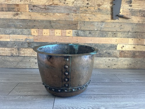 Antique riveted copper - antique, wash