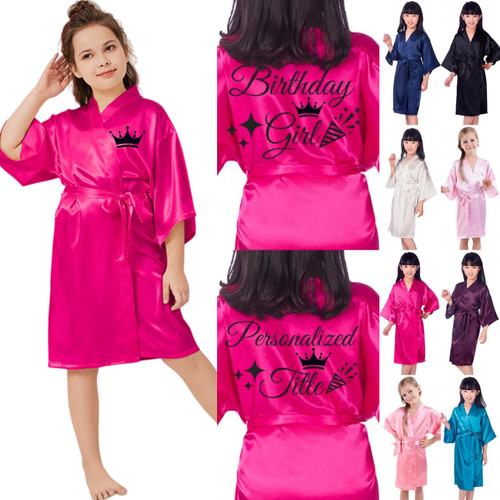 Glitter personalized robe - glitter, kids