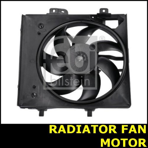 Radiator fan motor - fan, fits