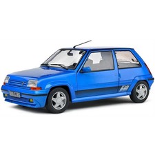 SOLIDO 1:18 Scale Diecast - 1989 Renault 5 GT Turbo Mk2 in Blue - S1810003