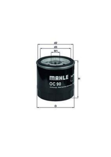 Mahle oil filter for - oil,