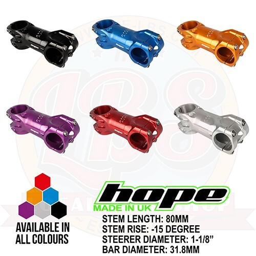 Hope stem 80mm 8 - stem, 1-1/8"