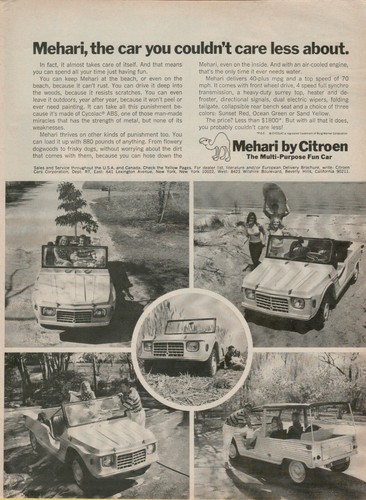 1969 citroen mehari air cooled - citroen,