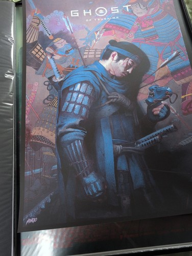 Mondo ghost tsushima poster - of,
