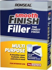 Ronseal RSLMPPF1KG Smooth Finish Filler Multi-Purpose Powder 1Kg, Clear