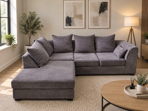 Grey corner corduroy - grey,