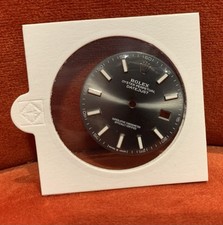 Original ROLEX Rhodium Grey Baton Dial for Datejust 41mm Watch - New