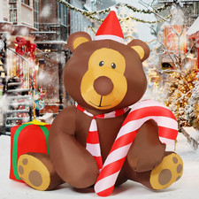 5FT Christmas Inflatable Bear