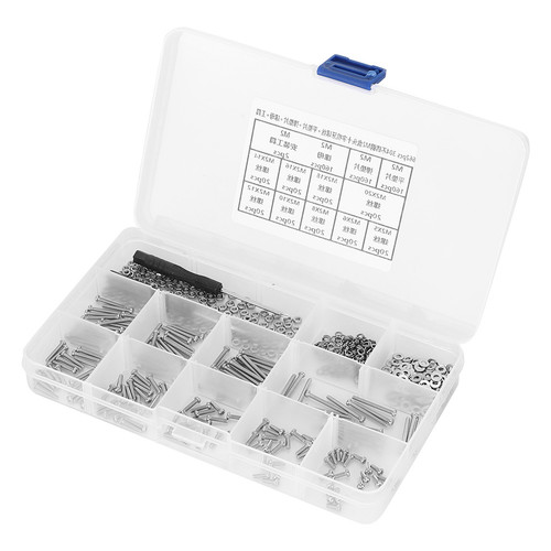 662x screw set 304 pan - set, head