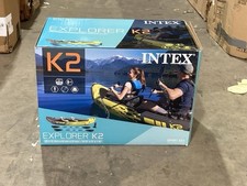 INTEX Inflatable Kayak Canoe Dinghy Rowing Boat Explorer K2 68307NP vidaXL
