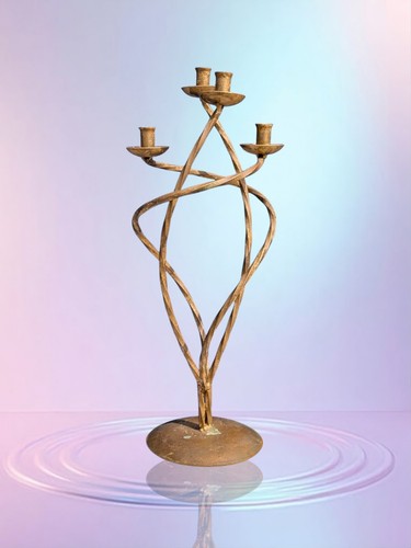 Vintage metal gold - metal, tone