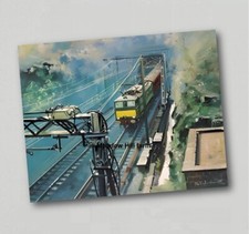 Fridge Magnet British Rail Class 76 EM1 BR Electric Locomotive Woodhead Route