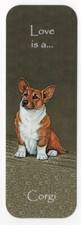WELSH PEMBROKE CORGI BEAUTIFUL DOG BOOKMARK SAME IMAGE BOTH SIDES GREAT GIFT