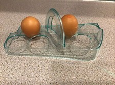Egg Tray Holder for 6 Eggs Hotpoint Iced Diamond Fridge Freezer with Handle