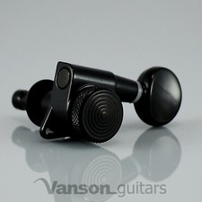 6 Black Vanson LOCKING Tuners