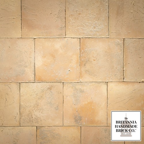 Buff floor tile x 9 - tile,, 9"