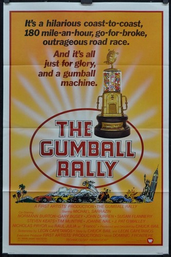 Gumball rally 1976 orig 27x41 - gumball,