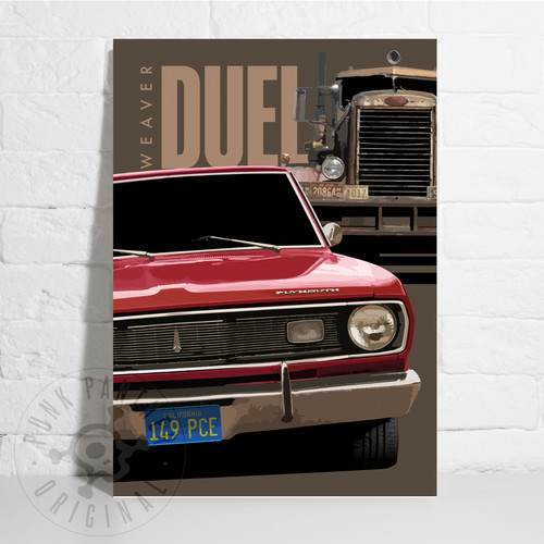 Duel 1971 minimalist homage - minimalist,