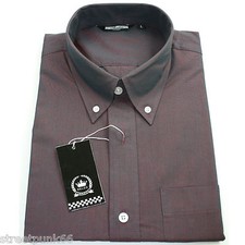 Relco Mens Burgundy Black