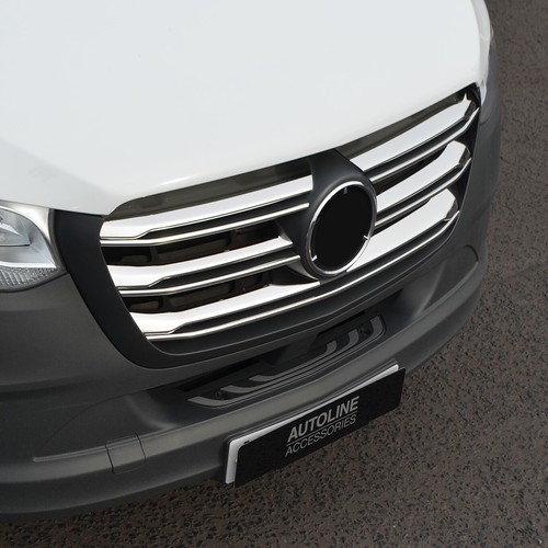 Chrome grille styling trim set - grille,