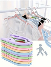 1/5/10/15 Travel Coat Hangers Foldable Portable Clothes Hangers Travel Hanger UK