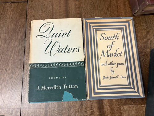 Vintage poetry book lot quiet - lot,
