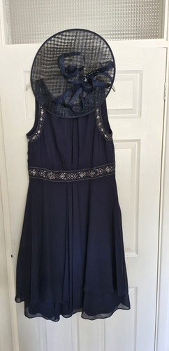 Monsoon navy wedding outfit