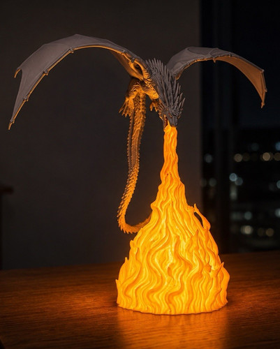 Usb led dragon flame accent - led,