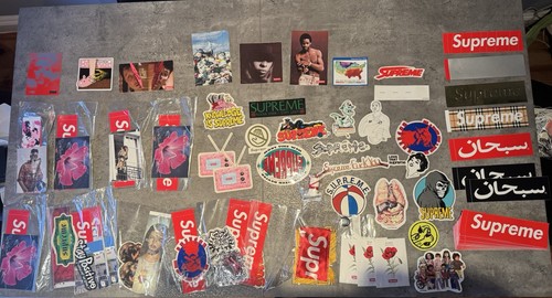 Supreme sticker and - and, gift
