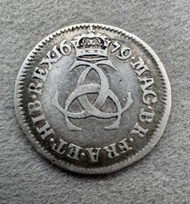 1679 Three Pence - King