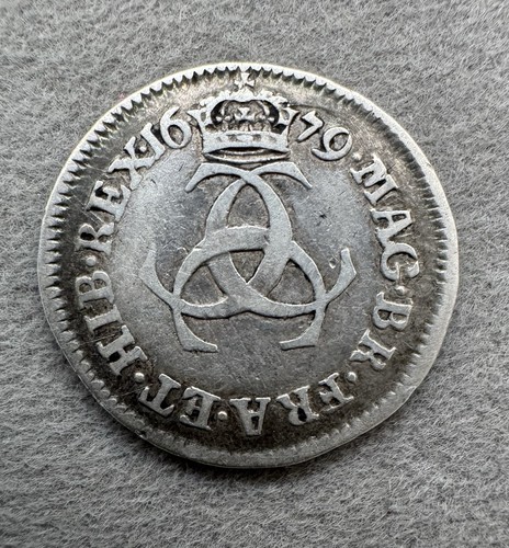 1679 three pence king - 1679,
