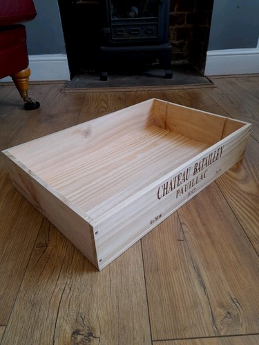 Wooden wine box - box, bottle