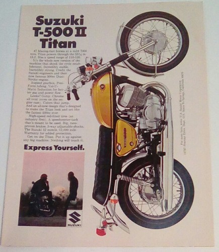 Suzuki 500 titan - suzuki, t-500