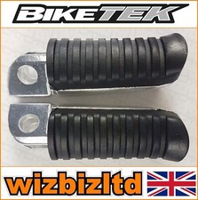 Kawasaki ZRX 1100 1997-2005 [Bikeit Front Black OEM Rubber Footrests]